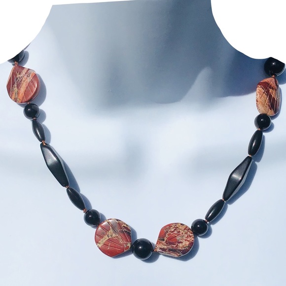 Handcrafted Black Onyx Necklace NWT - Picture 6 of 10